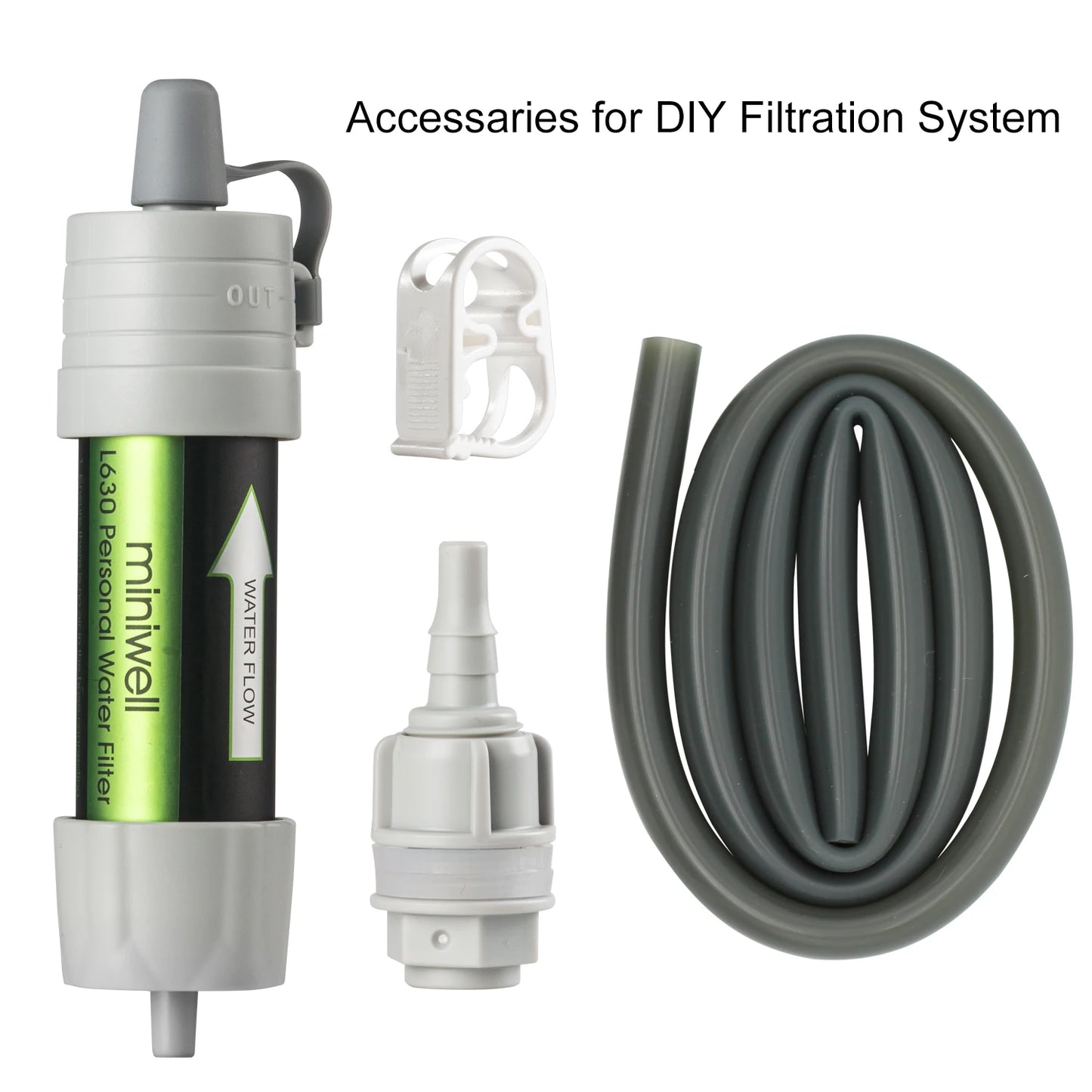 Miniwell Outdoor Gravity Water Filter System For Hiking And Travel
