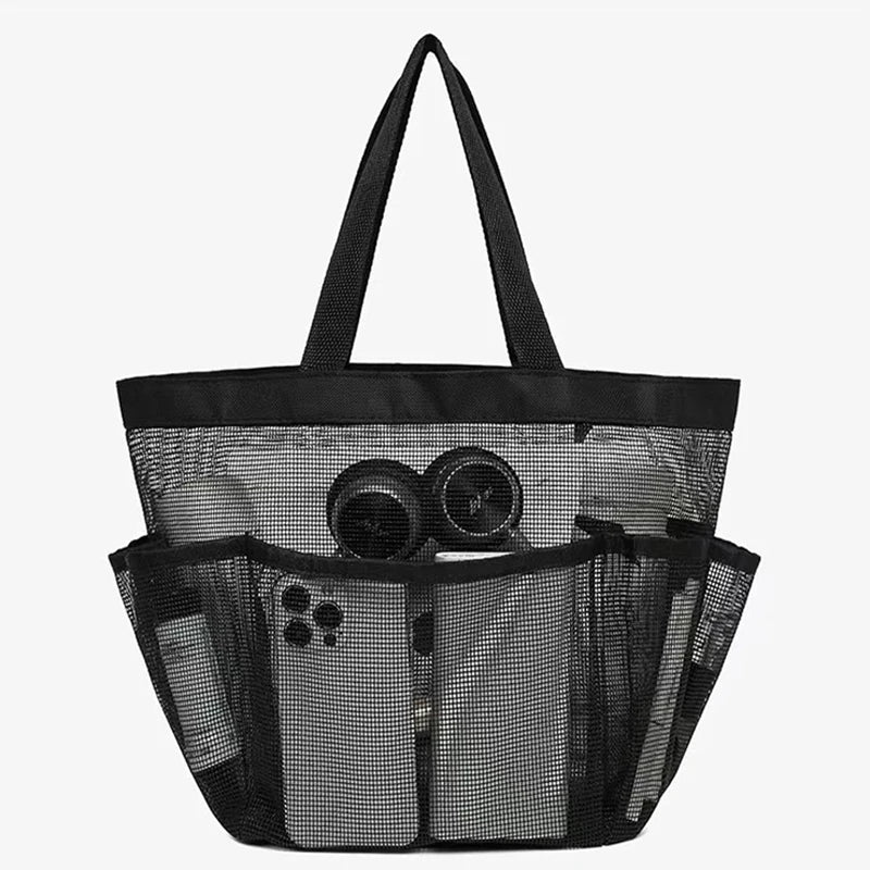 NONECN Mesh Shower Caddy 8-Pocket Tote For Dorm And Travel