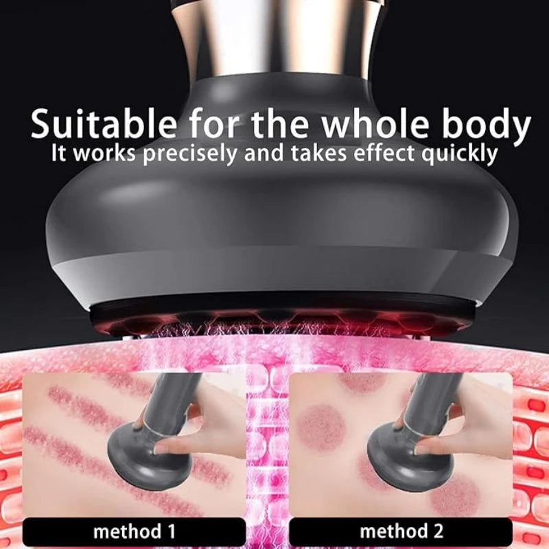 Full-Body Vacuum Cupping Scraping Massager With USB Power