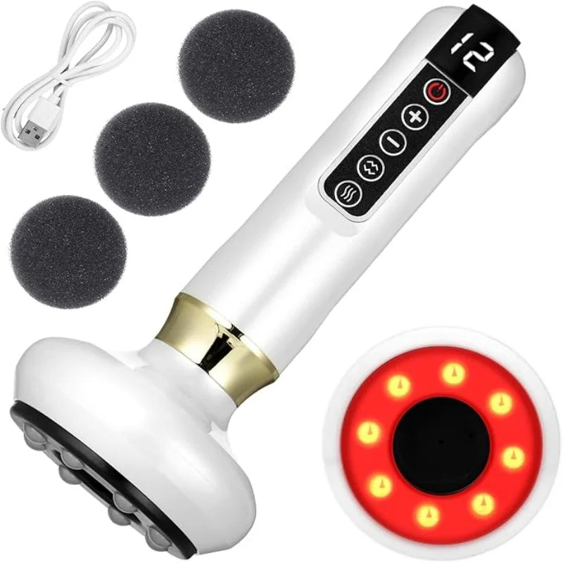Full-Body Vacuum Cupping Scraping Massager With USB Power