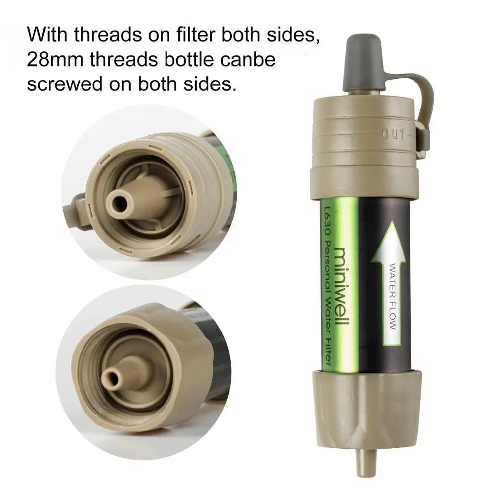 Miniwell Outdoor Gravity Water Filter System For Hiking And Travel