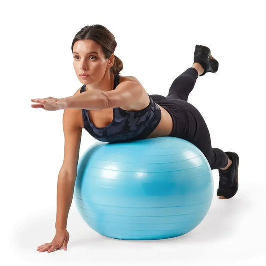 Weighted Stability Ball With Pump For Core Strength And Mobility