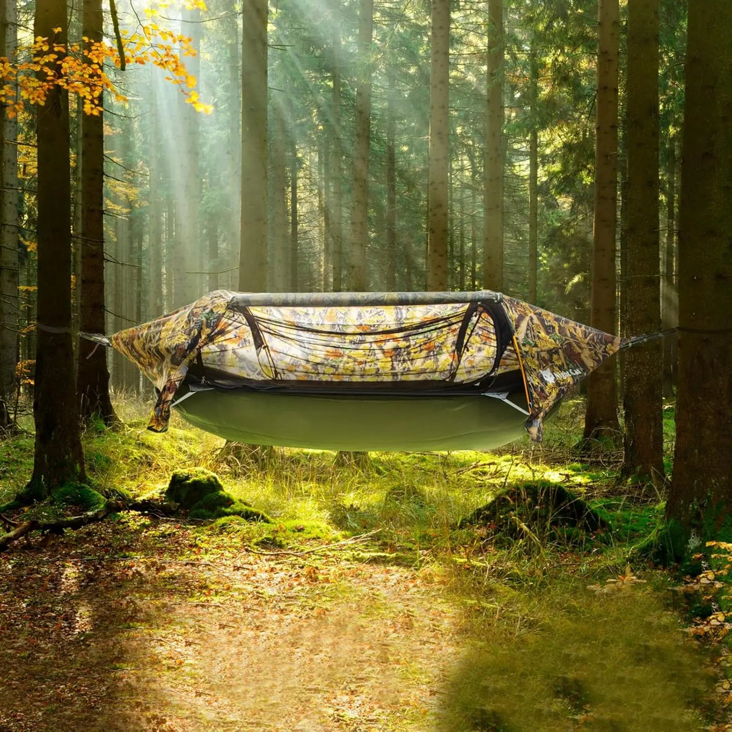 4-Season Insulated Hammock Underquilt Sleeping Bag Lightweight Warm Portable 8x3.6ft Army Green