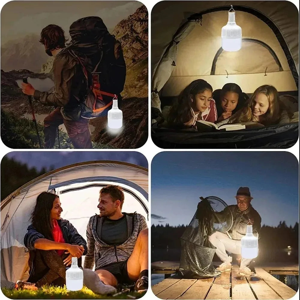 Outdoor Usb Rechargeable Led Lantern Emergency Light For Camping