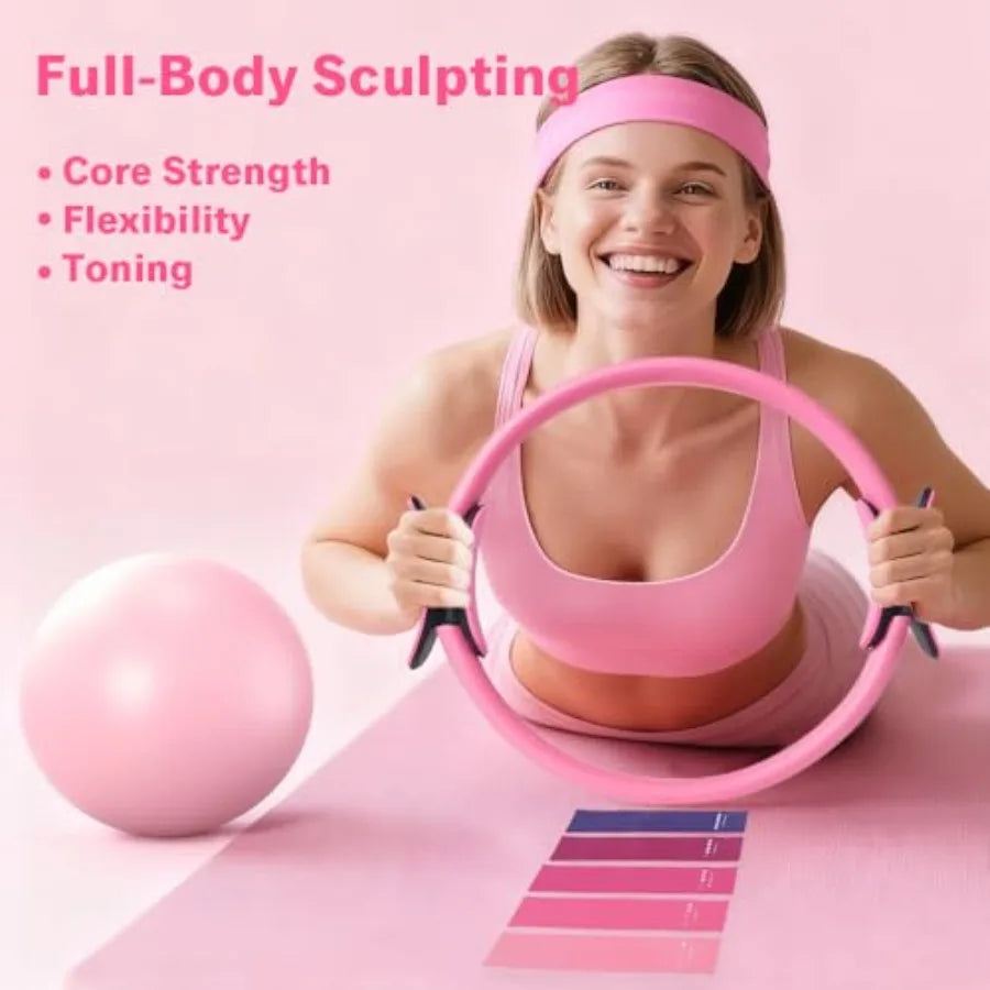 Yao Hui Huang 15in1 Home Pilates Kit With Ring Ball
