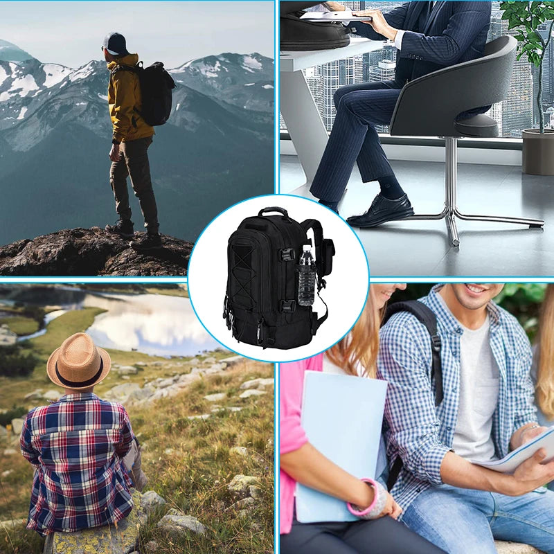 Large Capacity 40L 65L Outdoor Tactical Military Tactics Backpack Travel Hiking Camping Fishing Tool Backpack for Men Women