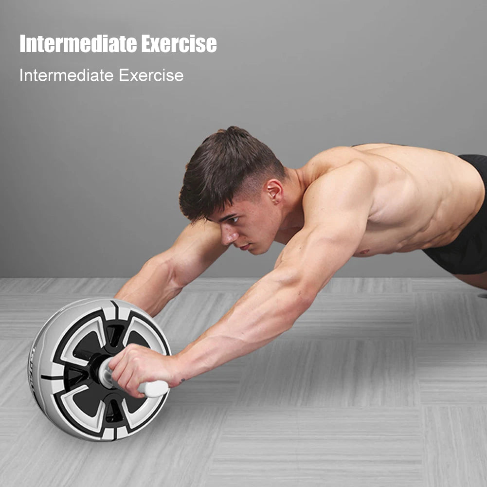 Abdominal Exercise Wheel Anti Slip Rebound Core Strength Trainer