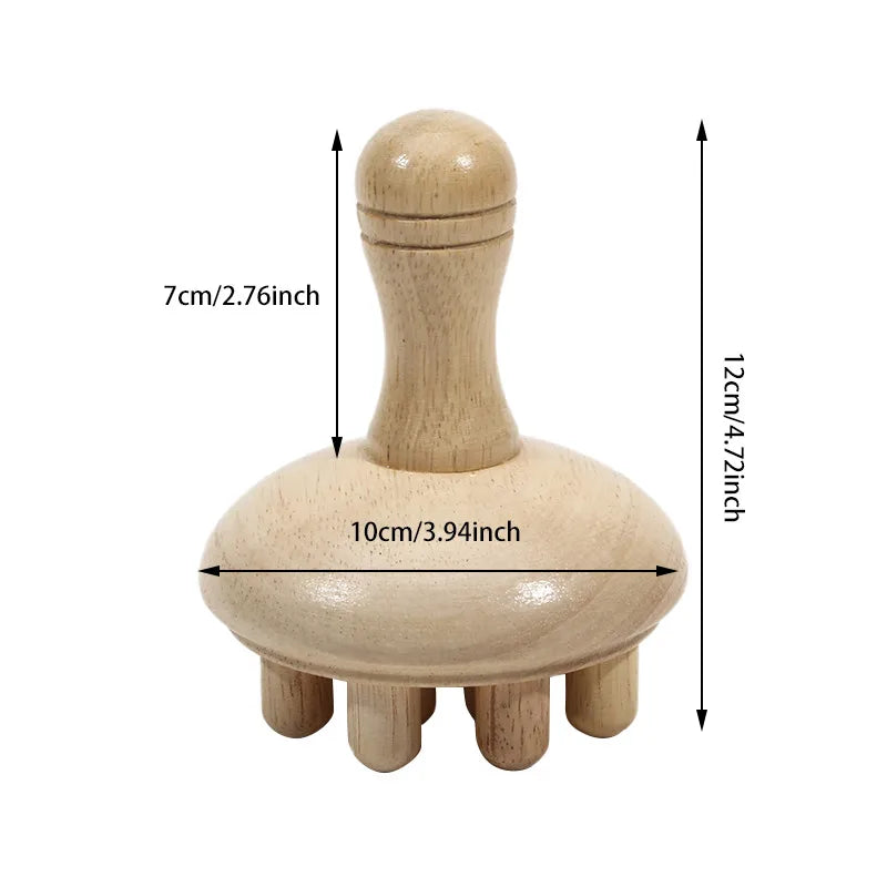 Wood Therapy Lymphatic Drainage Tools Anti Cellulite Massager Gua Sha
