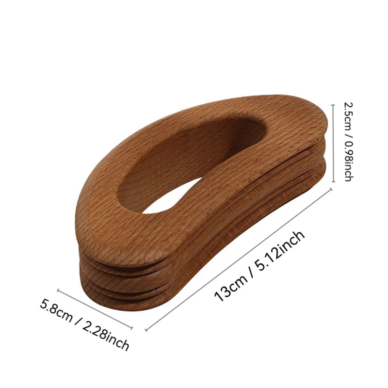 Wood Therapy Lymphatic Drainage Tools Anti Cellulite Massager Gua Sha