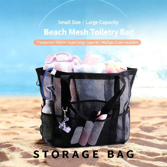 NONECN Mesh Shower Caddy 8-Pocket Tote For Dorm And Travel