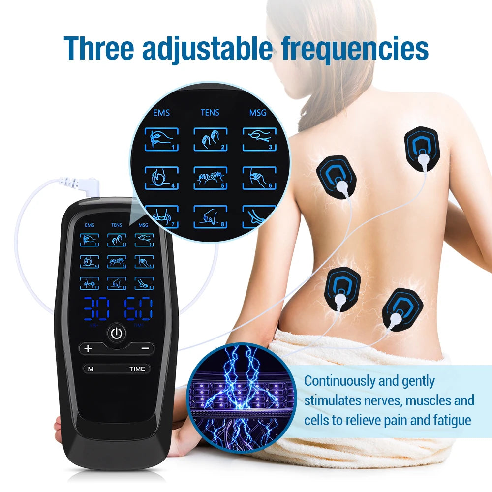 Hailicare Physiotherapy Tens Muscle Stimulator EMS Acupuncture Massager