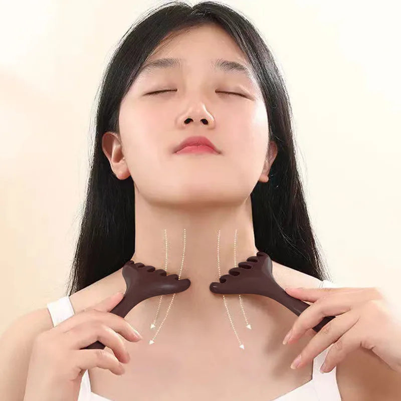 Wood Therapy Lymphatic Drainage Tools Anti Cellulite Massager Gua Sha