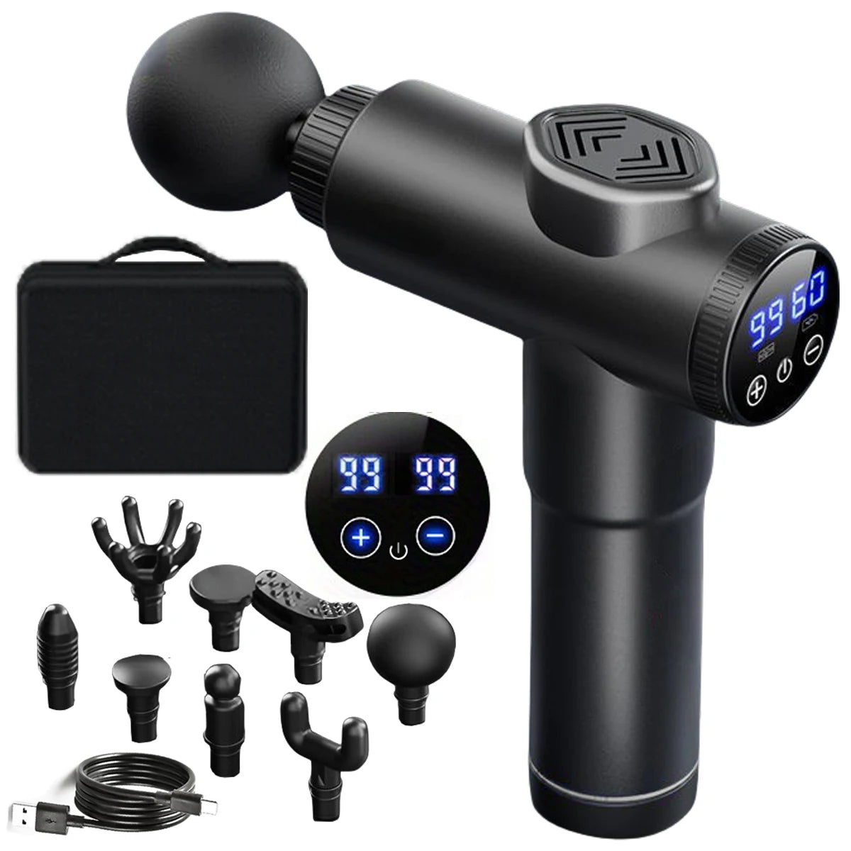Professional Muscle Massage Gun Deep Tissue Percussion Massager For Athletes