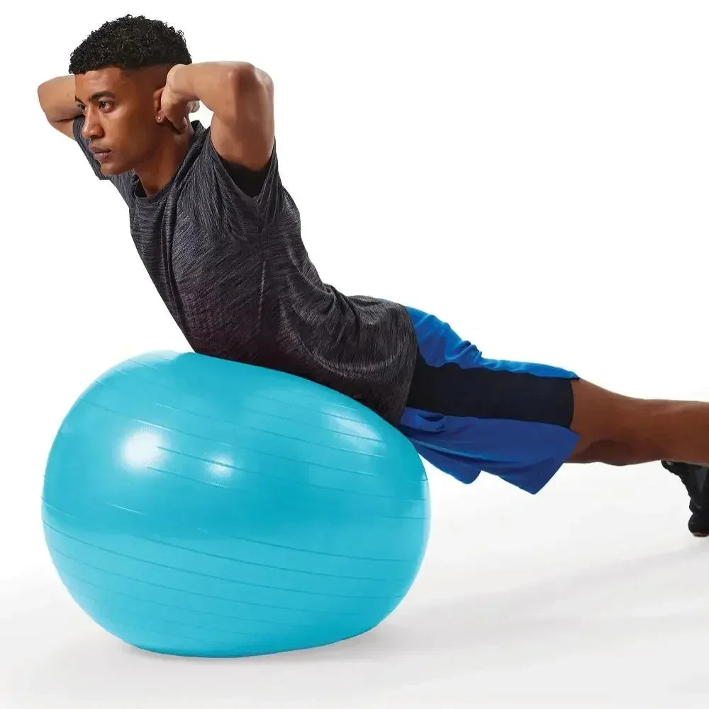 Weighted Stability Ball With Pump For Core Strength And Mobility