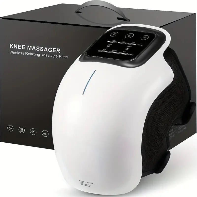 OpeningSmile Wireless Knee Massager With 3 Heating Levels LED Screen