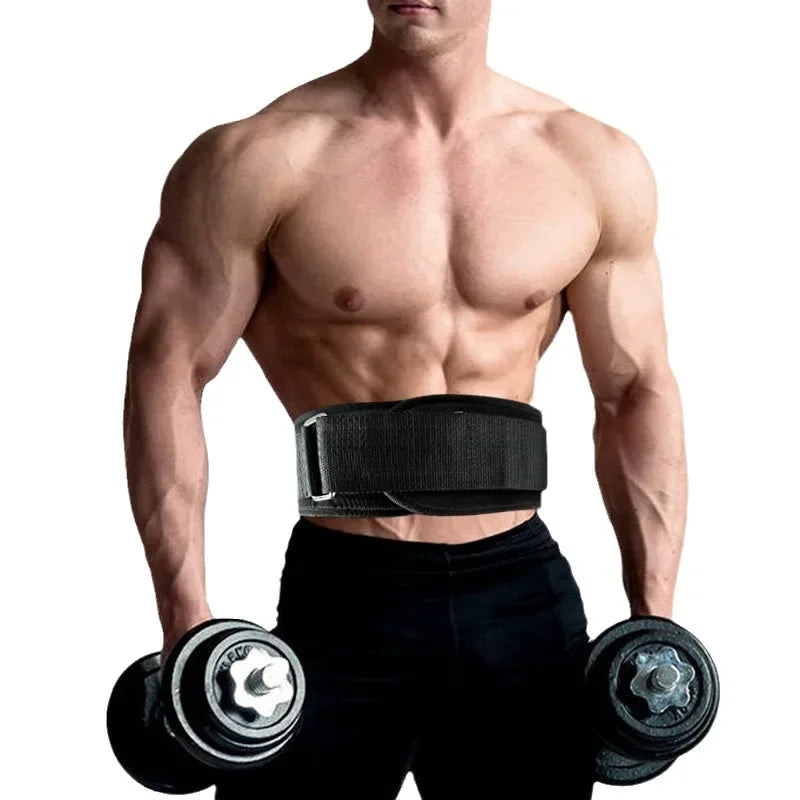 Weight Lifting Belt With Metal Buckle For Men Women Gym Training Powerlifting