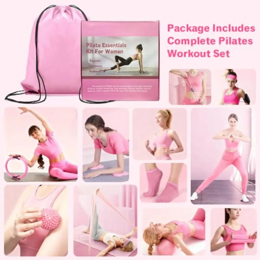 Yao Hui Huang 15in1 Home Pilates Kit With Ring Ball