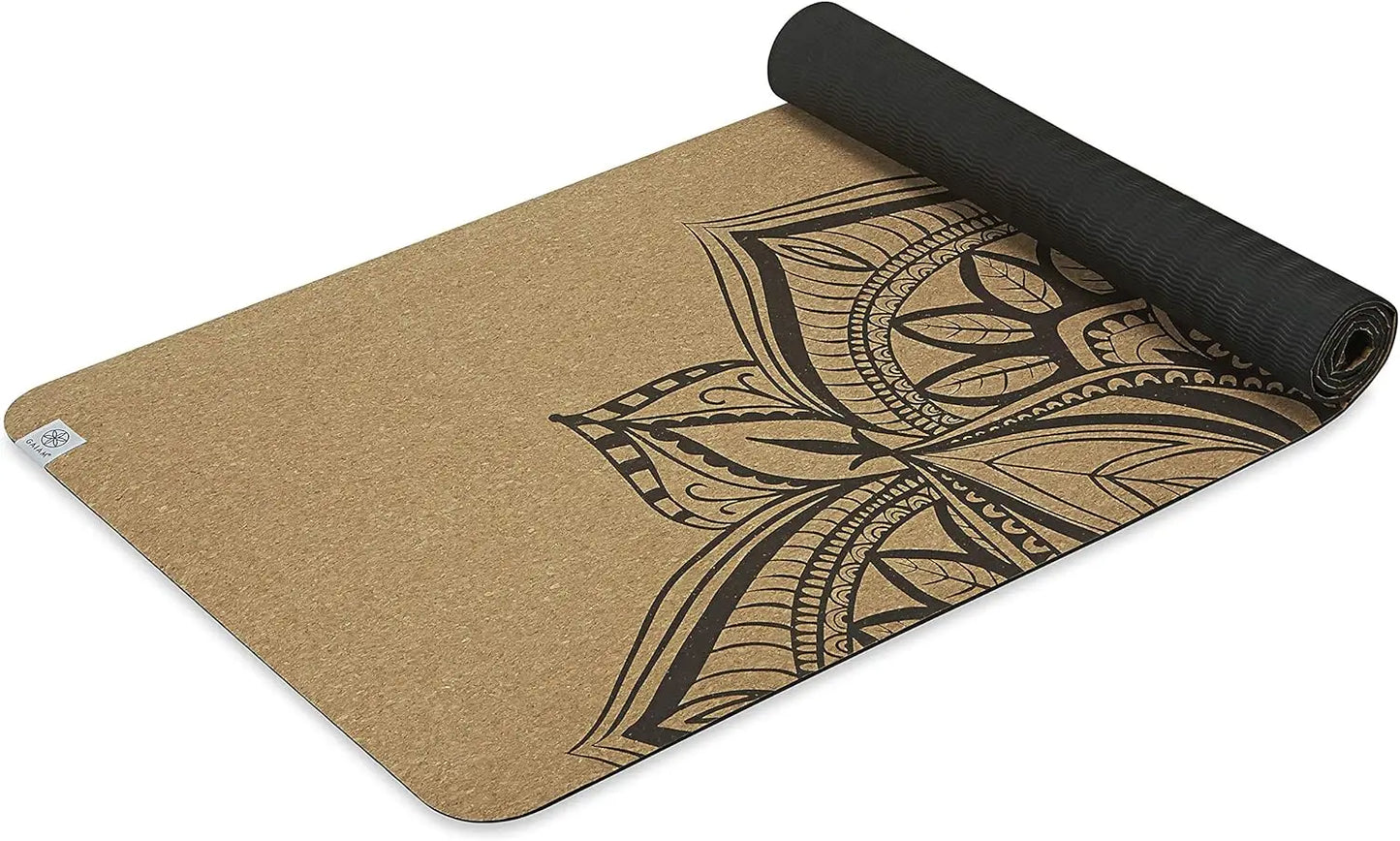Natural Cork Yoga Mat With Non-Slip Backing For Sweat-Resistant Practice