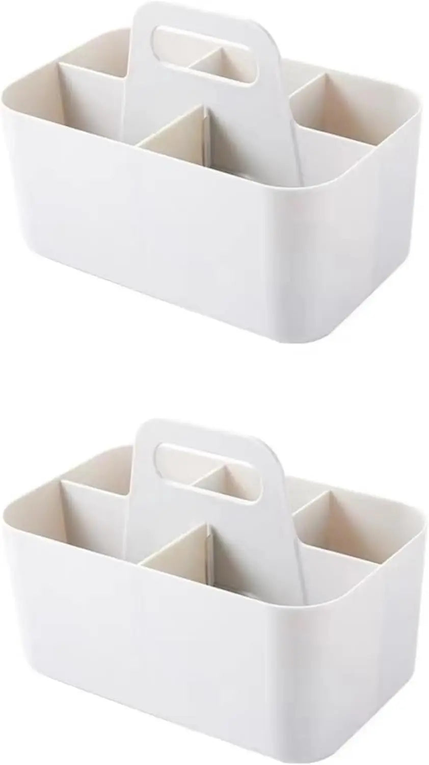Portable Shower Caddy With Handle Stackable Five Compartments Organizer