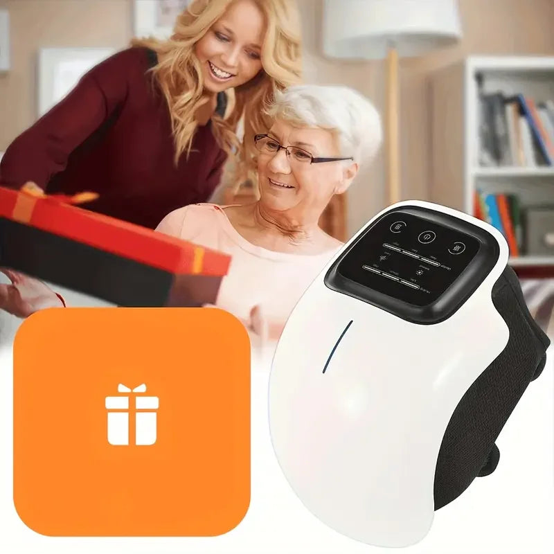 OpeningSmile Wireless Knee Massager With 3 Heating Levels LED Screen