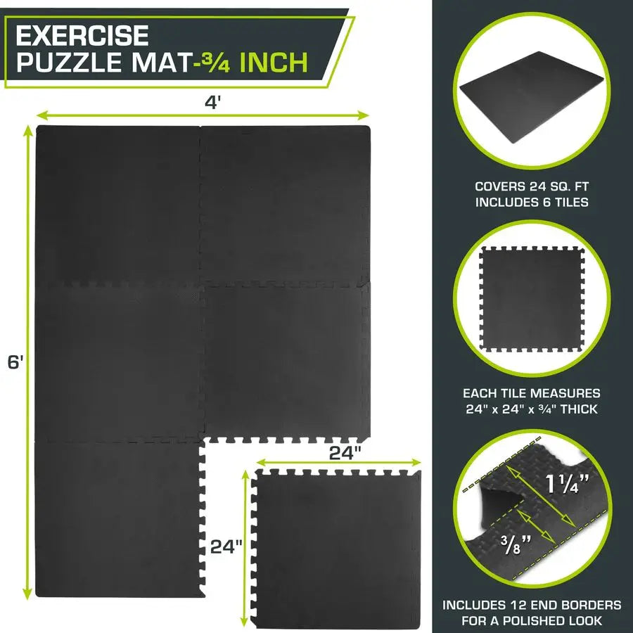Weaved Pattern Extra Thick EVA Foam Puzzle Mat Interlocking Tiles