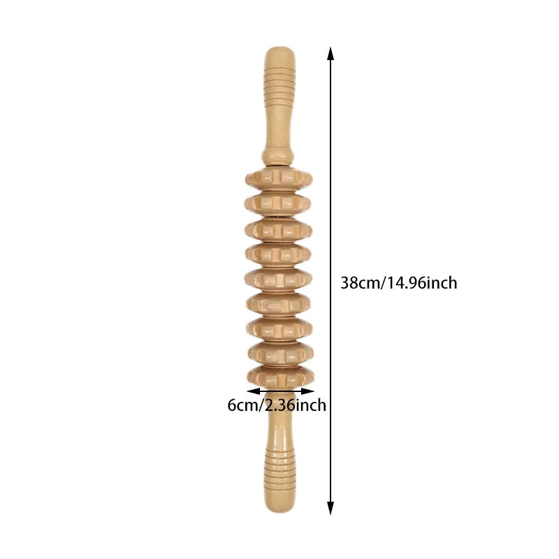 Wood Therapy Lymphatic Drainage Tools Anti Cellulite Massager Gua Sha