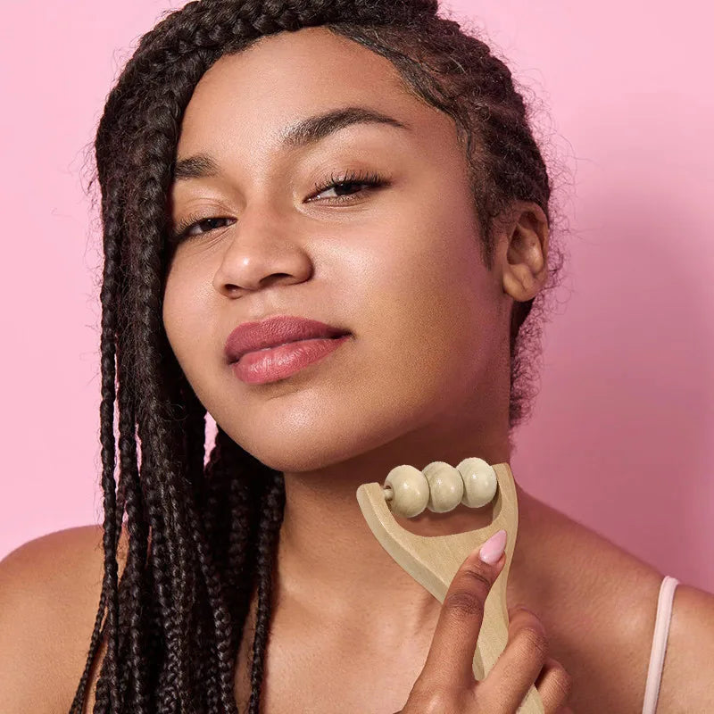 Wood Therapy Lymphatic Drainage Tools Anti Cellulite Massager Gua Sha