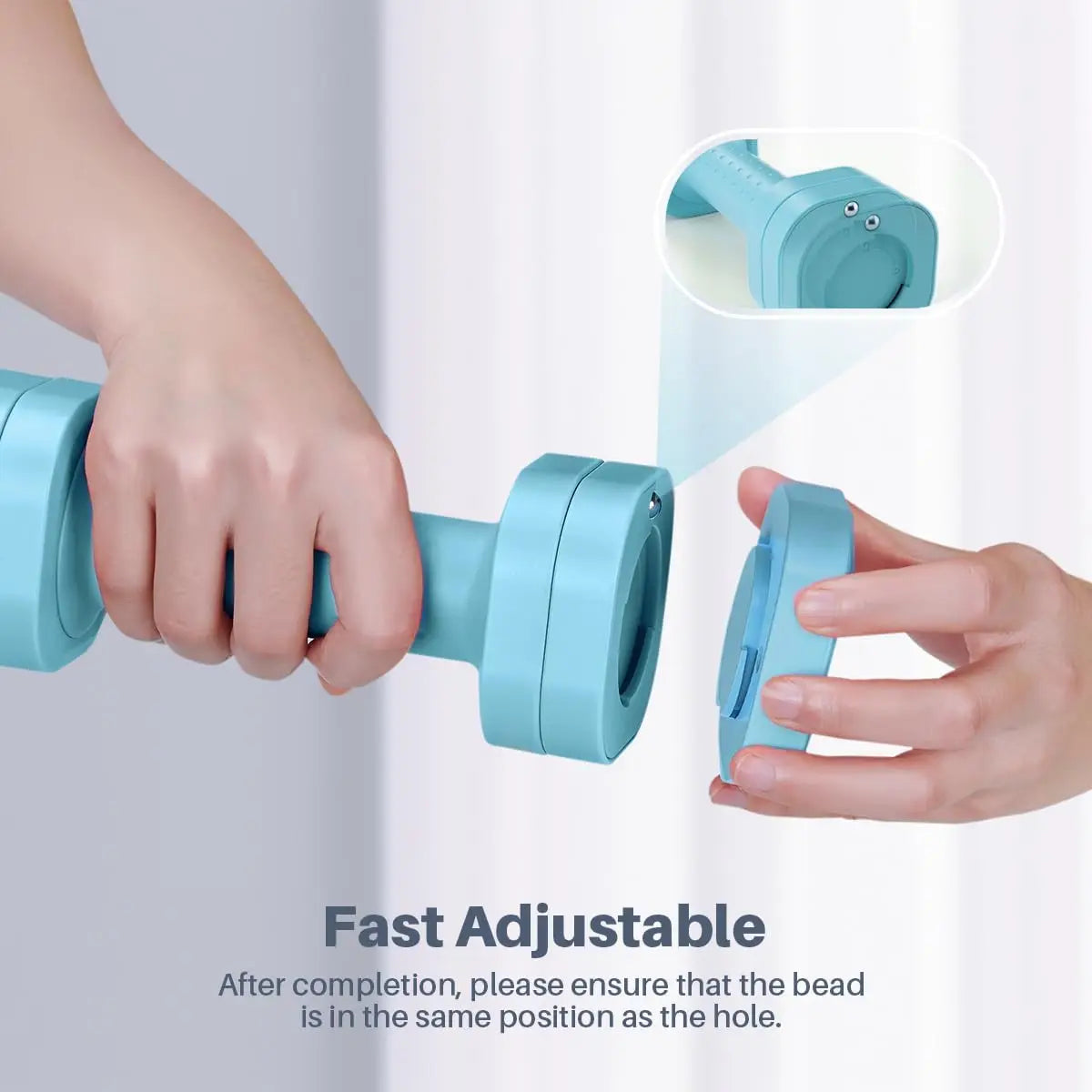 Adjustable Dumbbell Set For Women 4-In-1 With Soft Rubber Handle