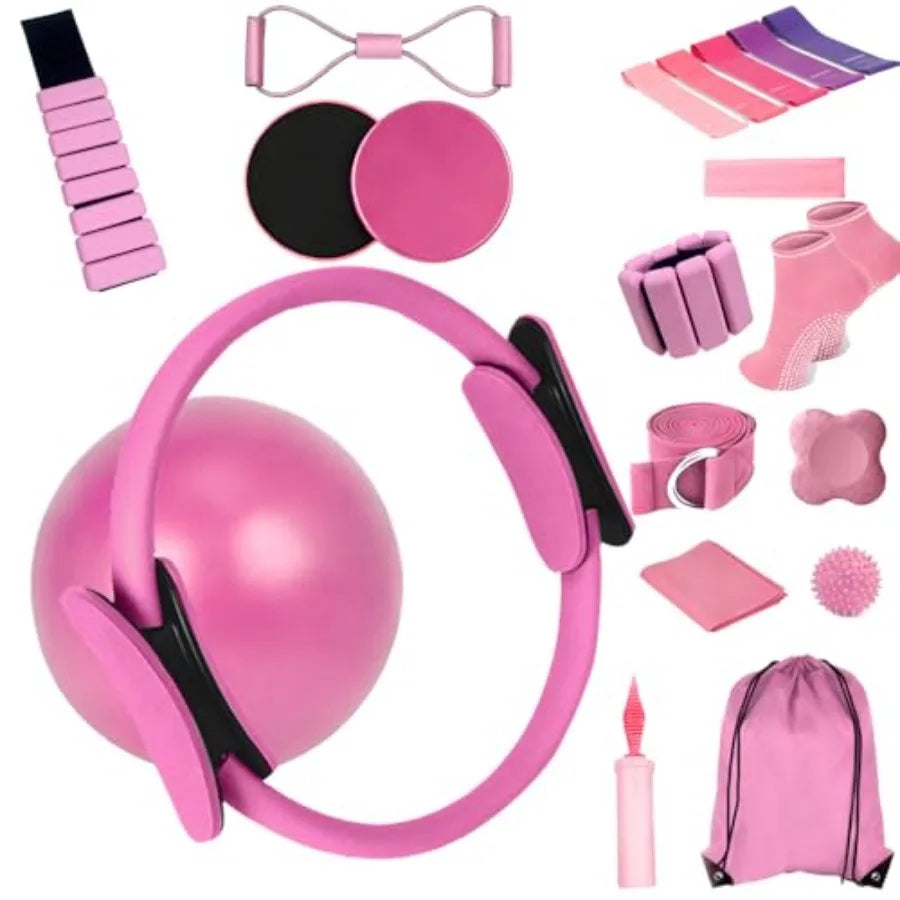 Yao Hui Huang 15in1 Home Pilates Kit With Ring Ball