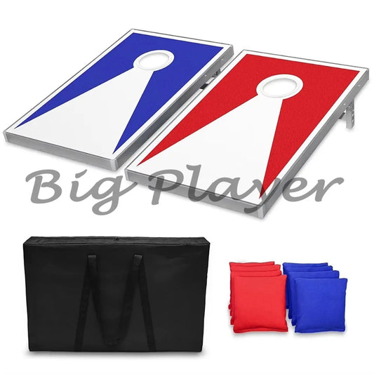 Sunrisedesign Portable Regulation Cornhole Set With Bean Bags