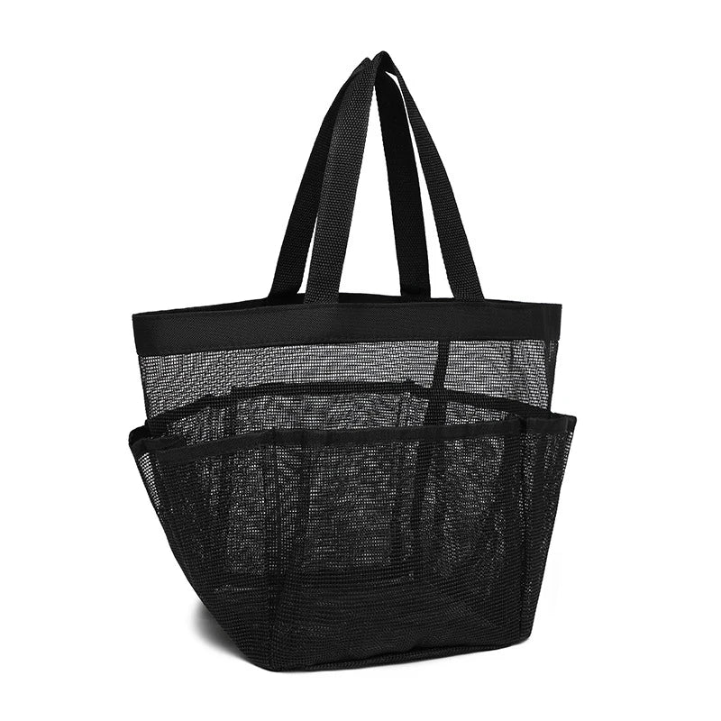 NONECN Mesh Shower Caddy 8-Pocket Tote For Dorm And Travel