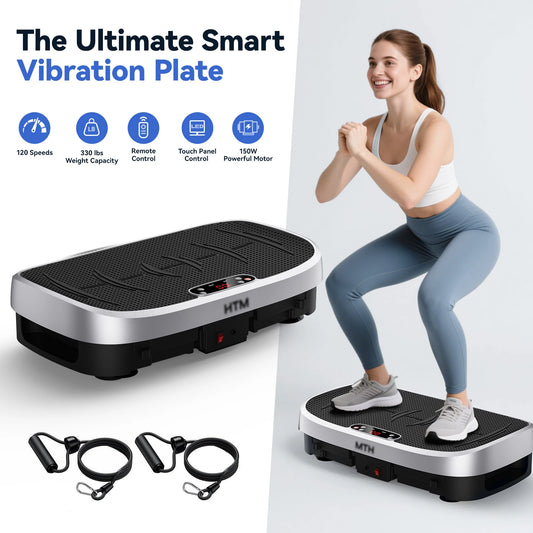 HTM Whole Body Vibration Plate Exercise Machine 120 Levels