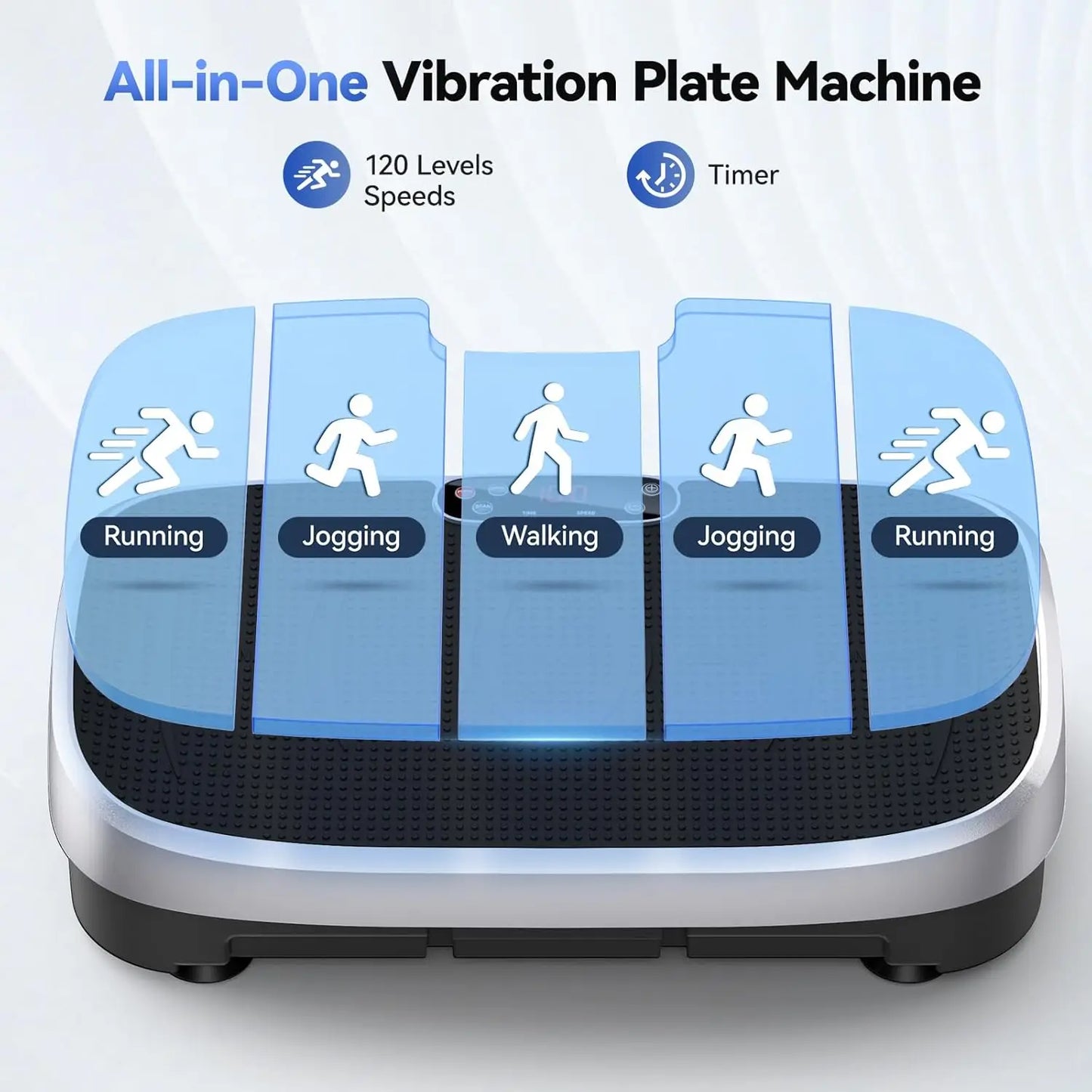 HTM Whole Body Vibration Plate Exercise Machine 120 Levels