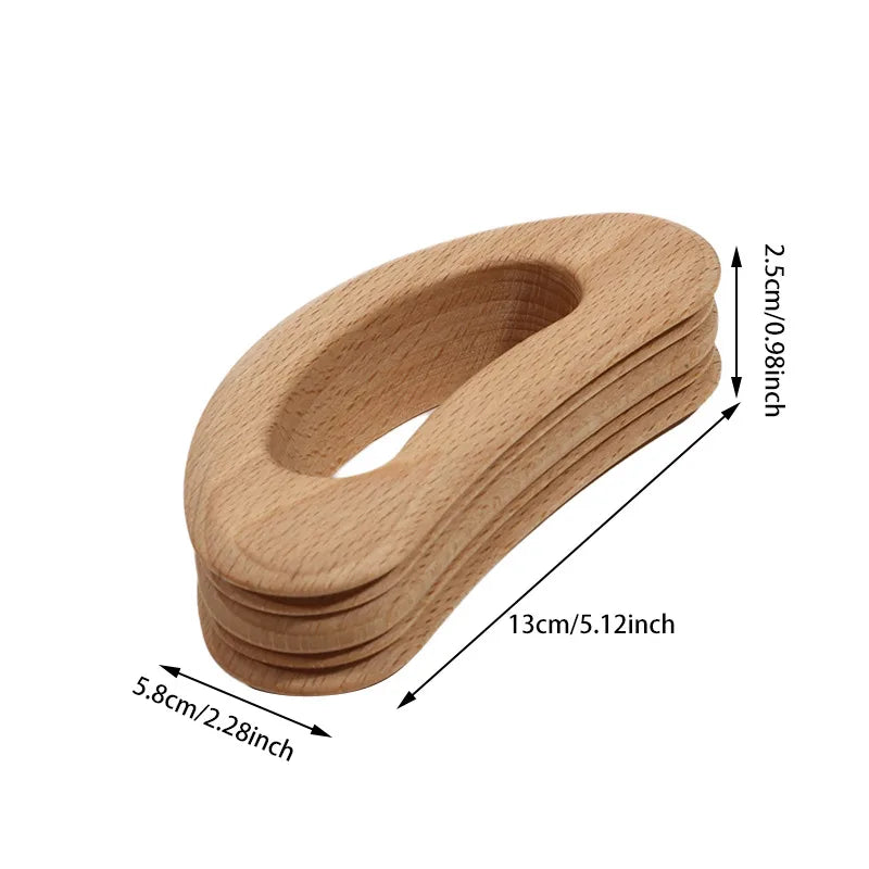 Wood Therapy Lymphatic Drainage Tools Anti Cellulite Massager Gua Sha