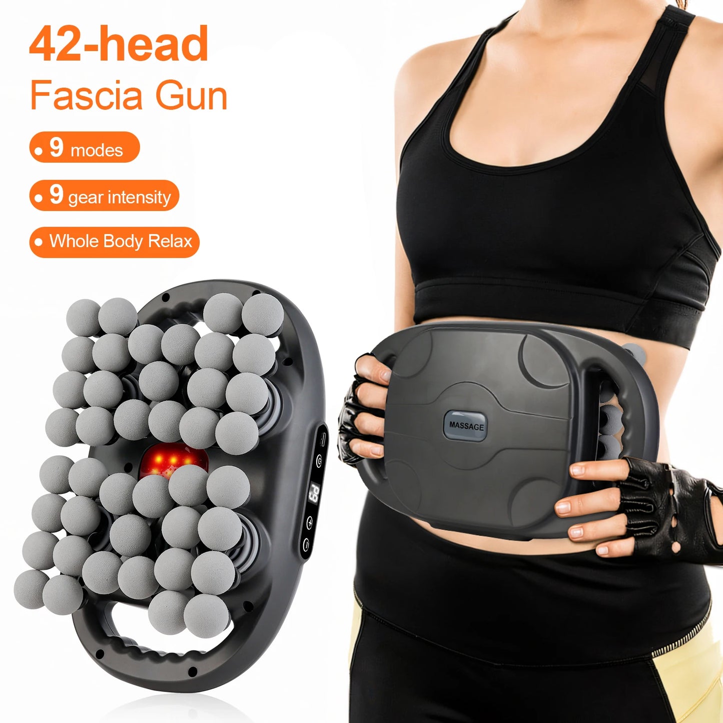 Foreverlily 42 Heads Fascia Gun High Frequency Body Massager